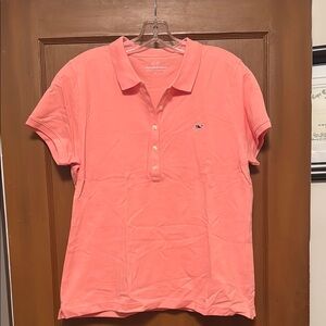 Vineyard Vines Women's Pink Polo Shirt